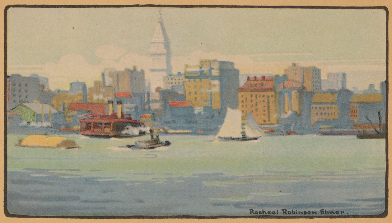 New York dal Traghetto della 34ª Strada da Rachael Robinson Elmer
