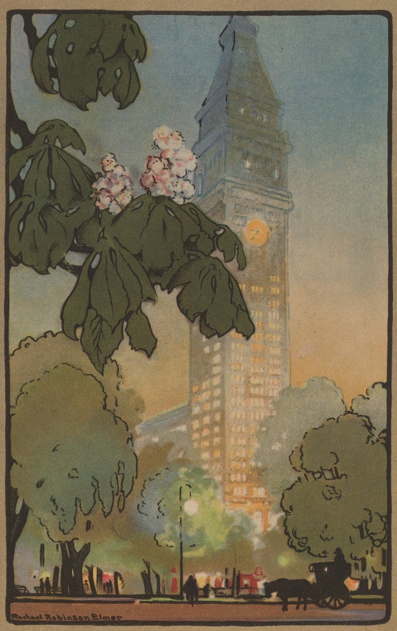 La Torre Metropolitana in una sera d