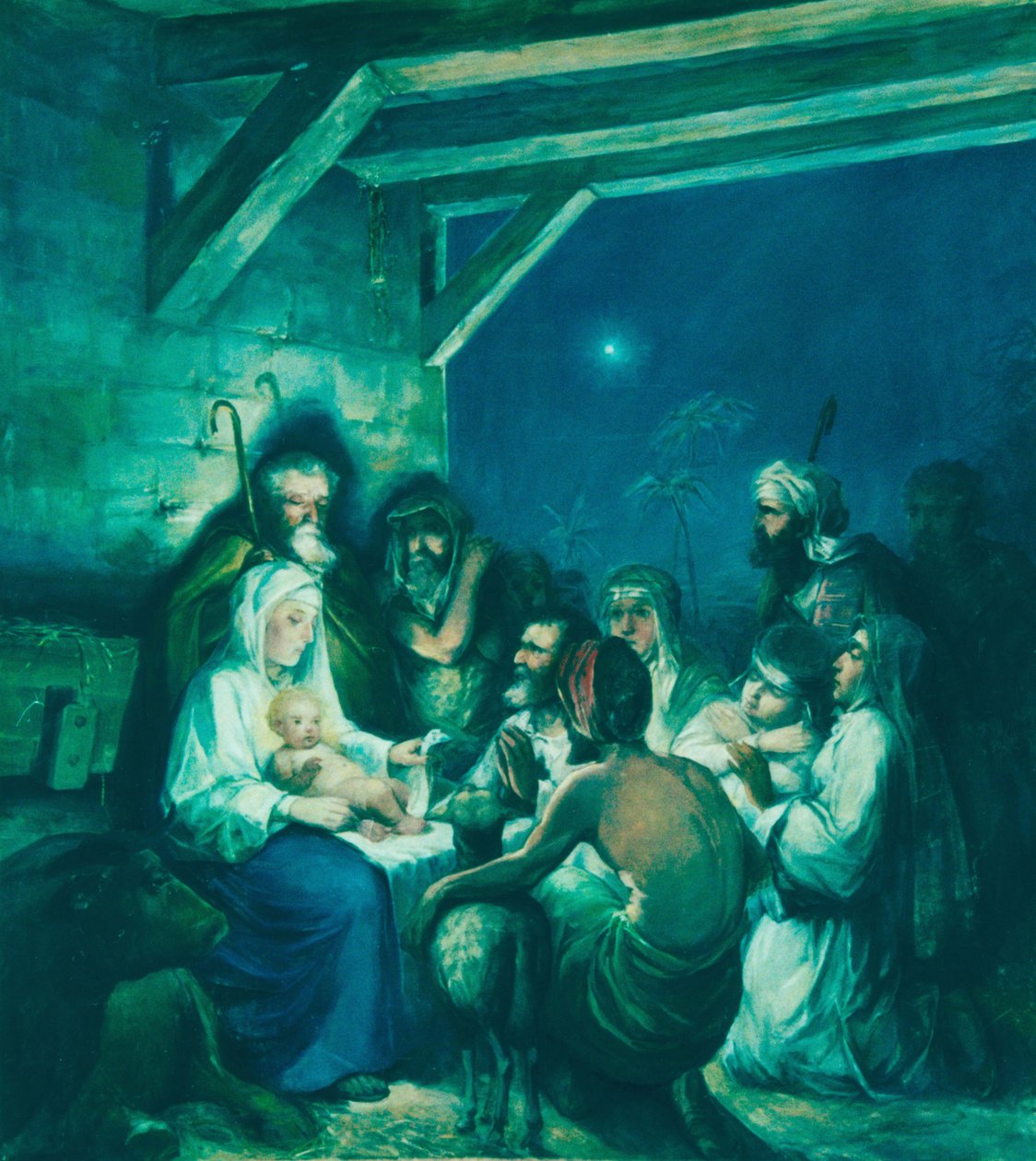 Decorazione della chiesa di Macastre da Rafael Berenguer