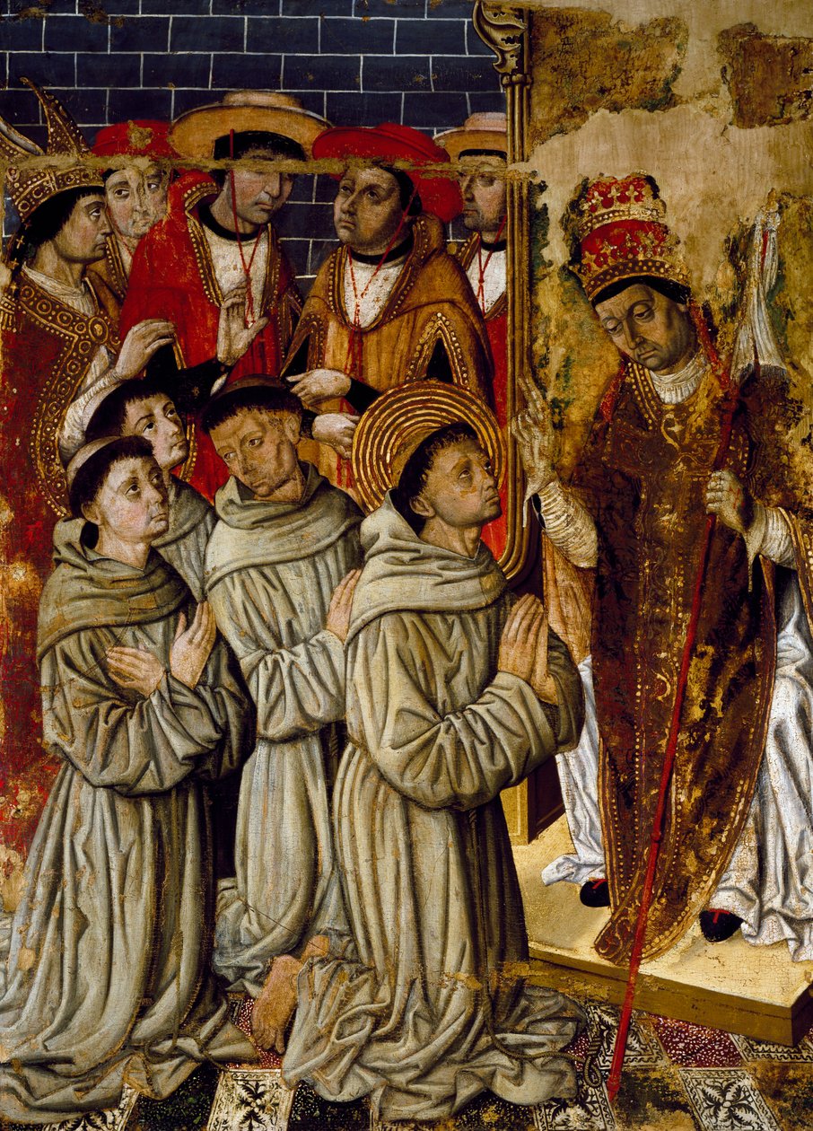 Ciclo dei miracoli (dettaglio) da Rafael & Figuera Joan (active c.1454 1477) Tomas