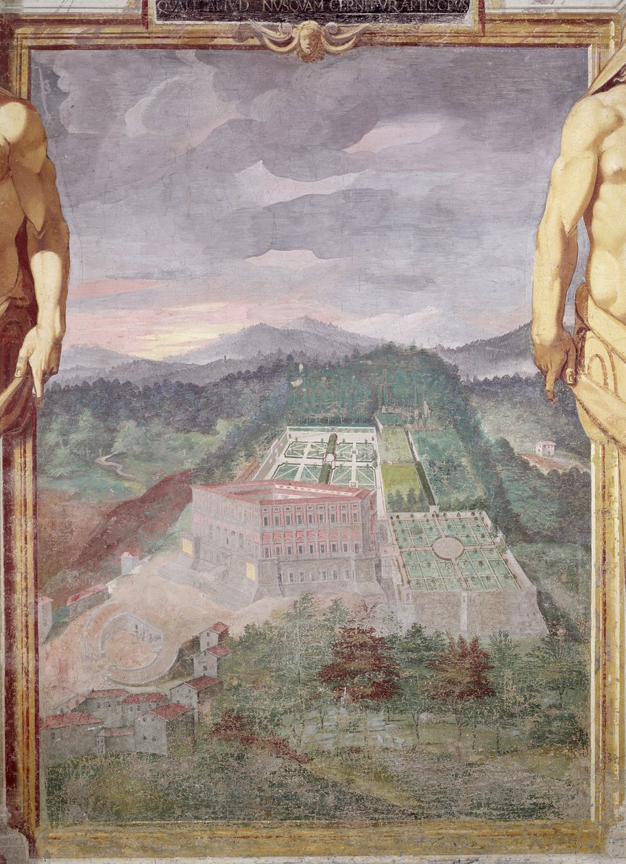 La Villa di Caprarola, dalla Loggia della Villa Lante da Raffaellino da Reggio