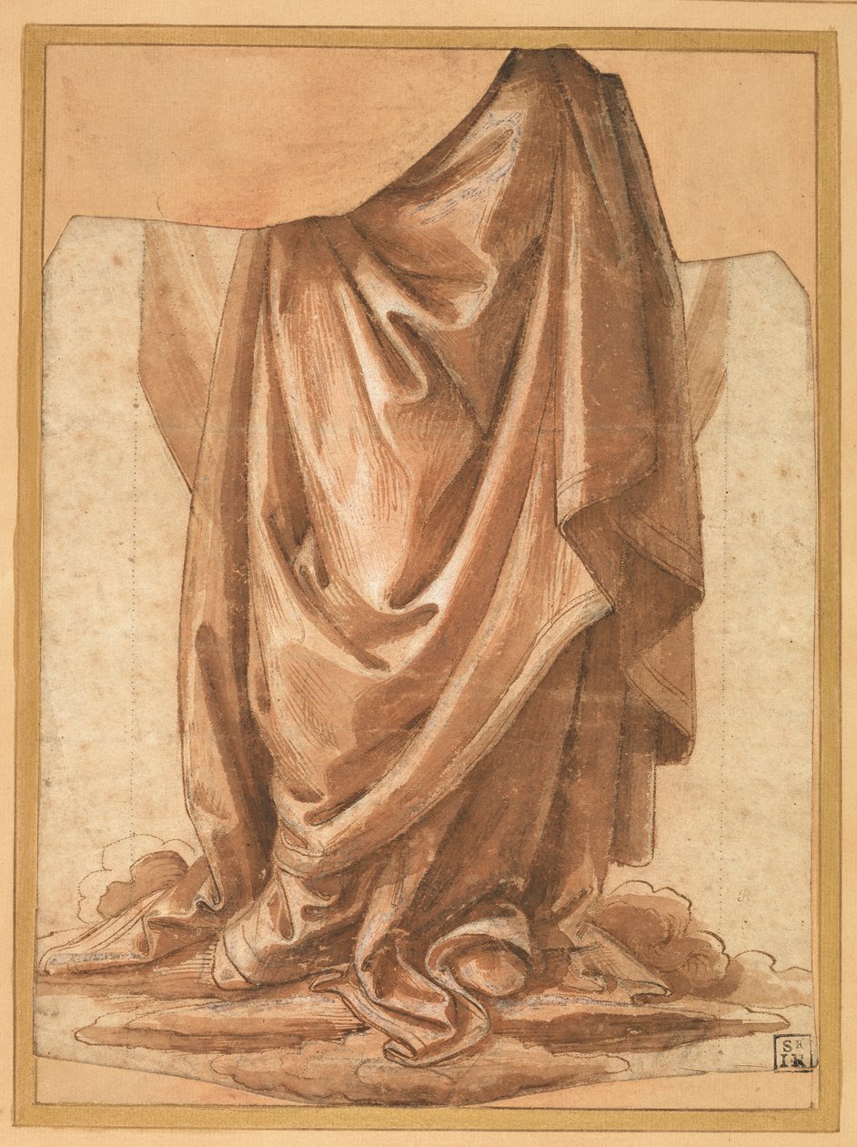 Studio di drappeggio, prima del 1524 da Raffaellino del Garbo
