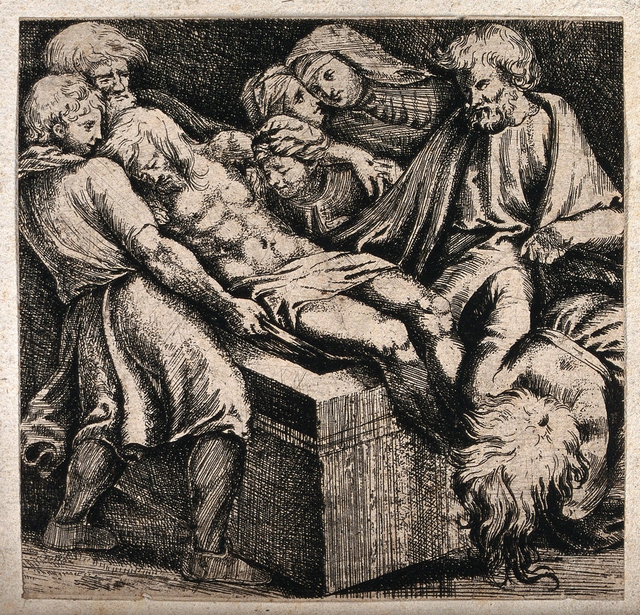 Il corpo di Cristo è portato al sepolcro da Raffaello Sanzio Raphael