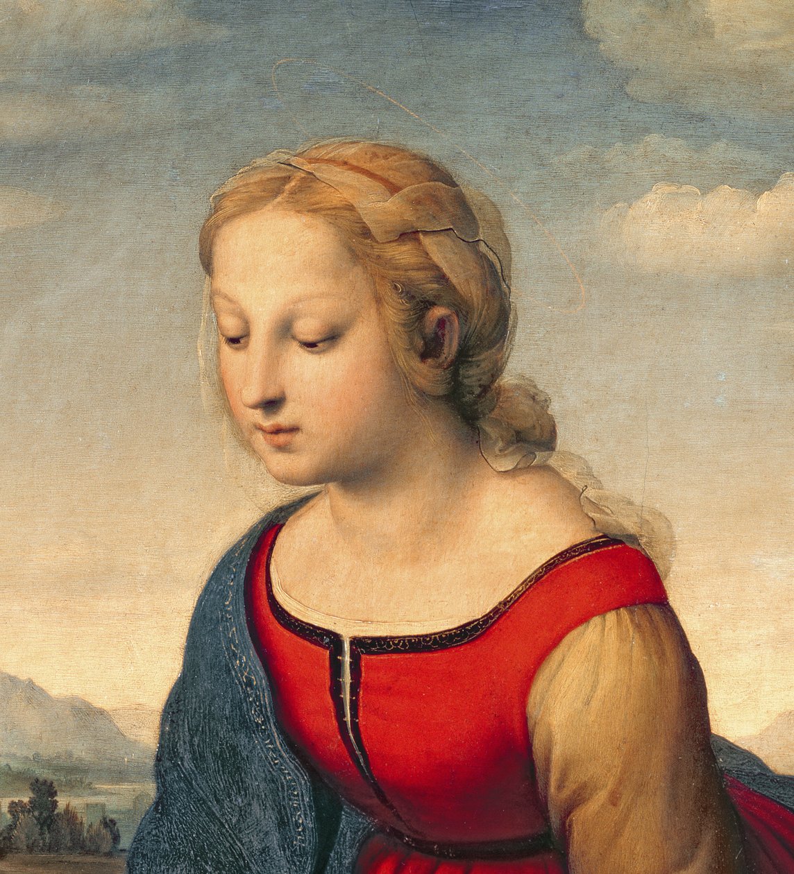 La Belle Jardiniere (dettaglio) da Raffaello Sanzio Raphael