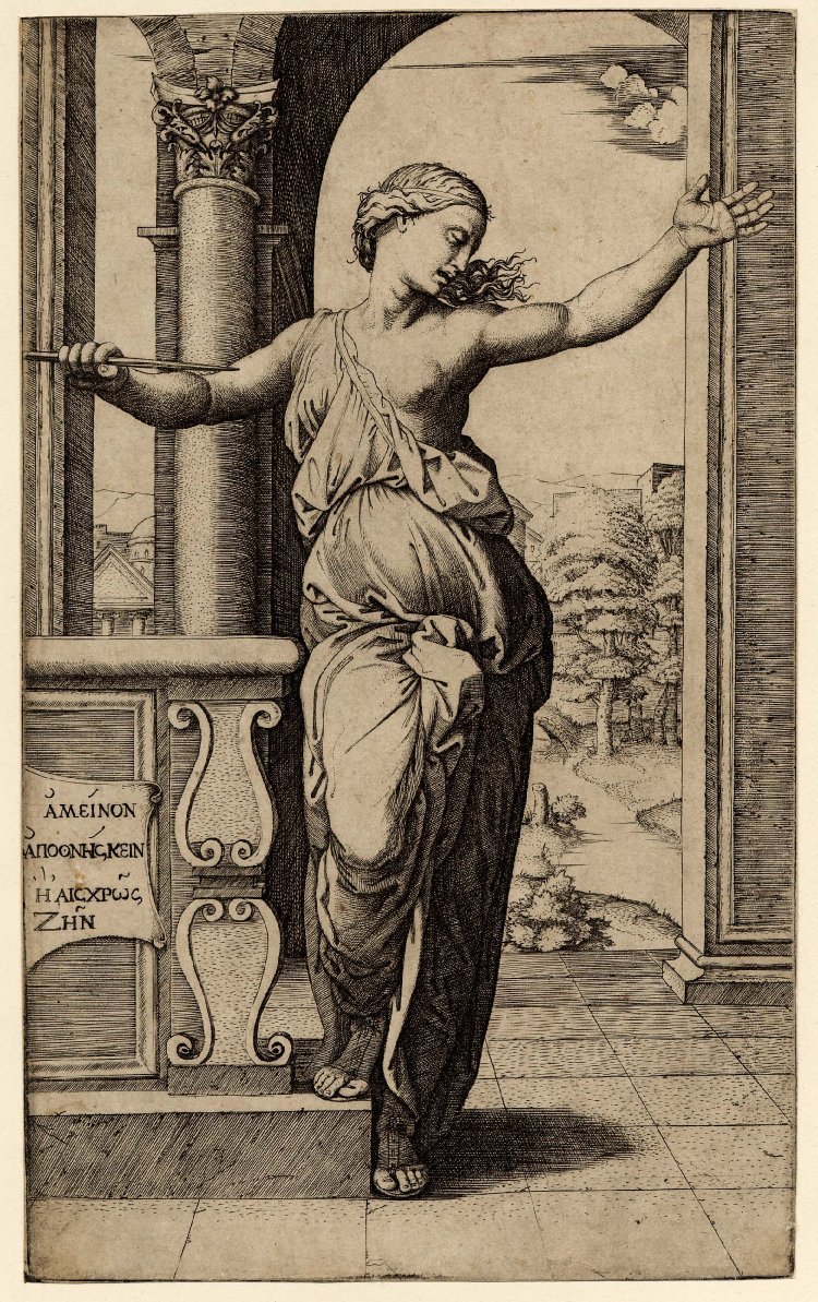Suicidio di Lucrezia da Raffaello Sanzio Raphael