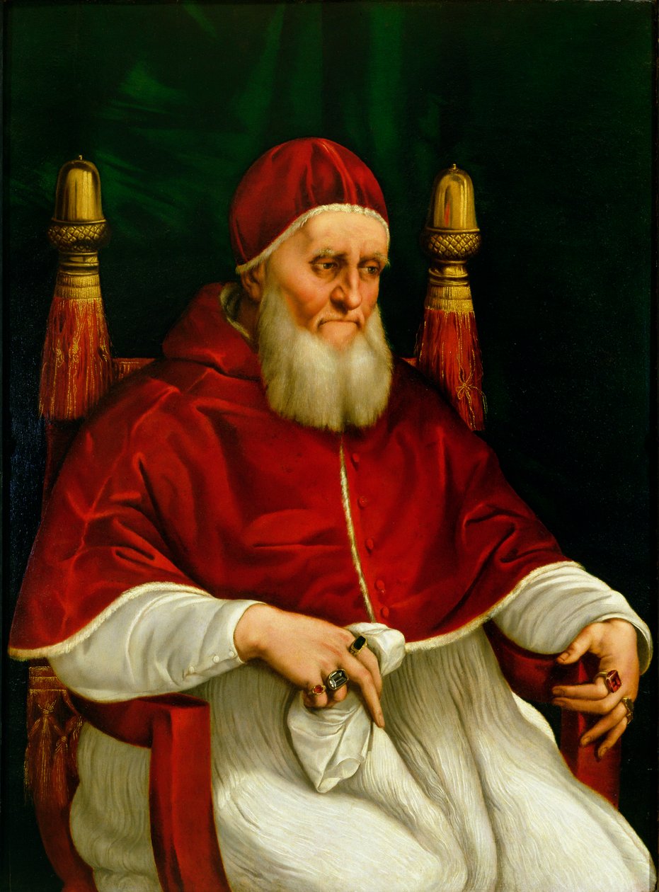 Ritratto di Papa Giulio II (1443-1513) c.1512 da Raffaello Sanzio Raphael