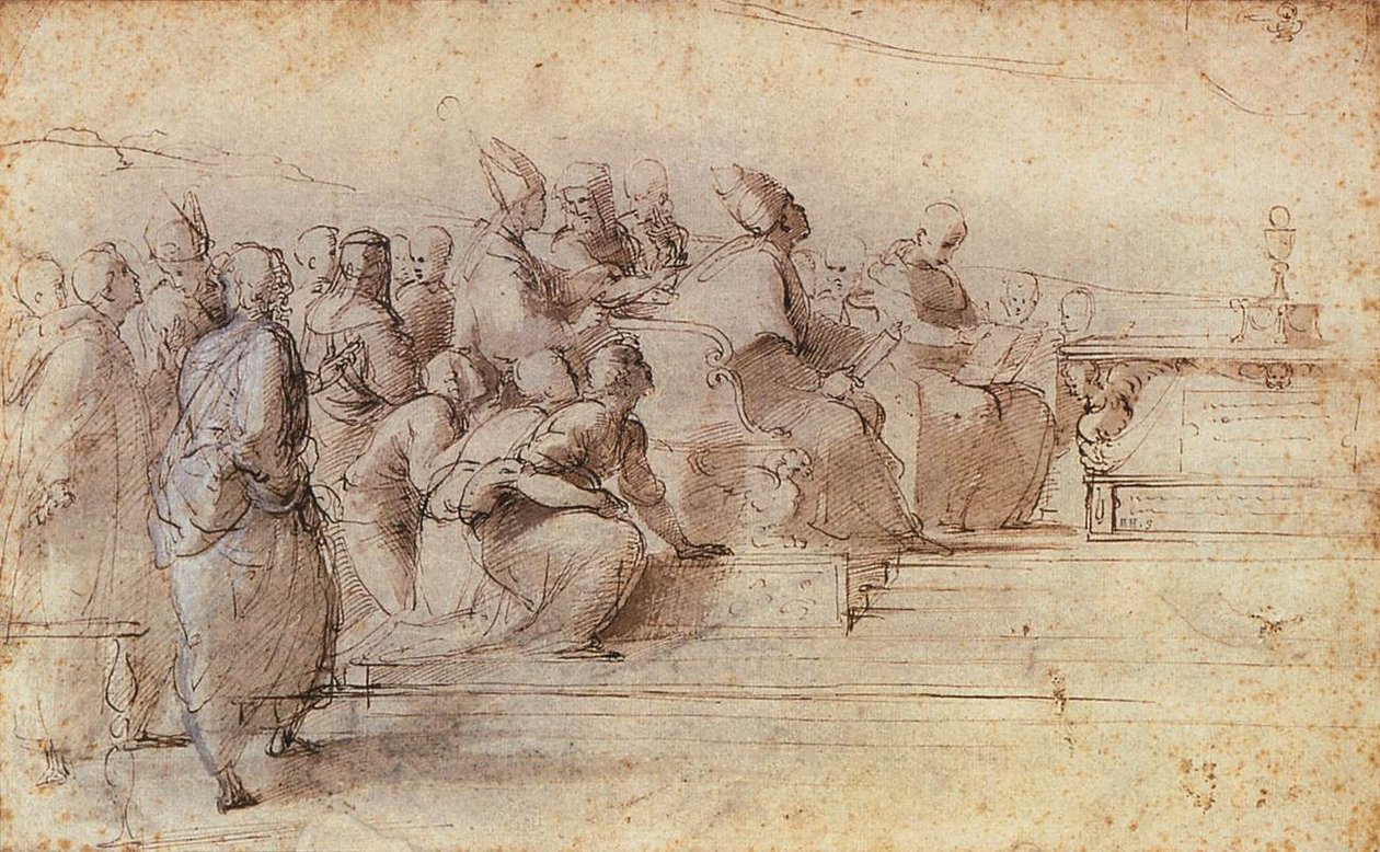 Studio per la Disputa da Raffaello Sanzio Raphael