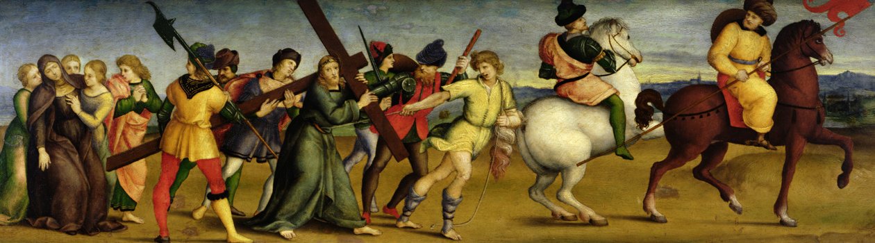 La Processione al Calvario, c.1504-05 da Raffaello Sanzio Raphael
