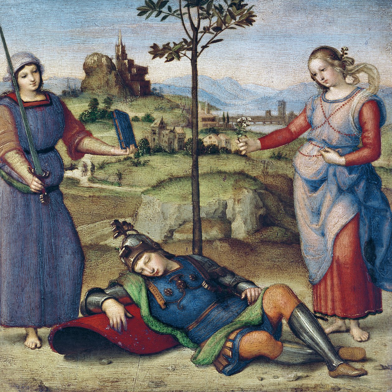 Visione di un cavaliere, c.1504 da Raffaello Sanzio Raphael