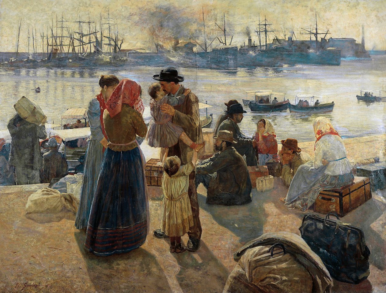 Emigranti da Raffaello Gambogi