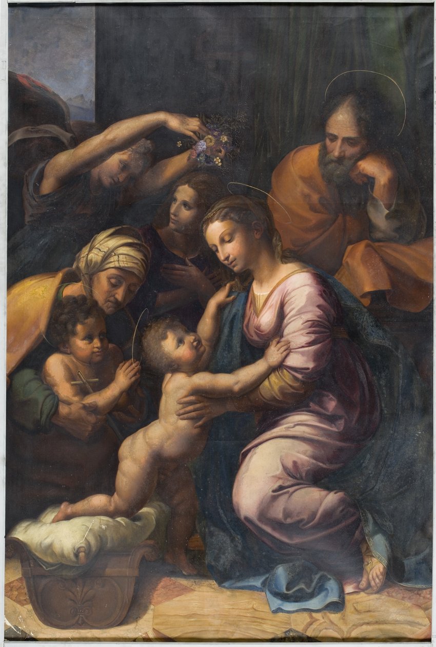 Sacra Famiglia di Francesco I da Raffaello Sanzio Raphael
