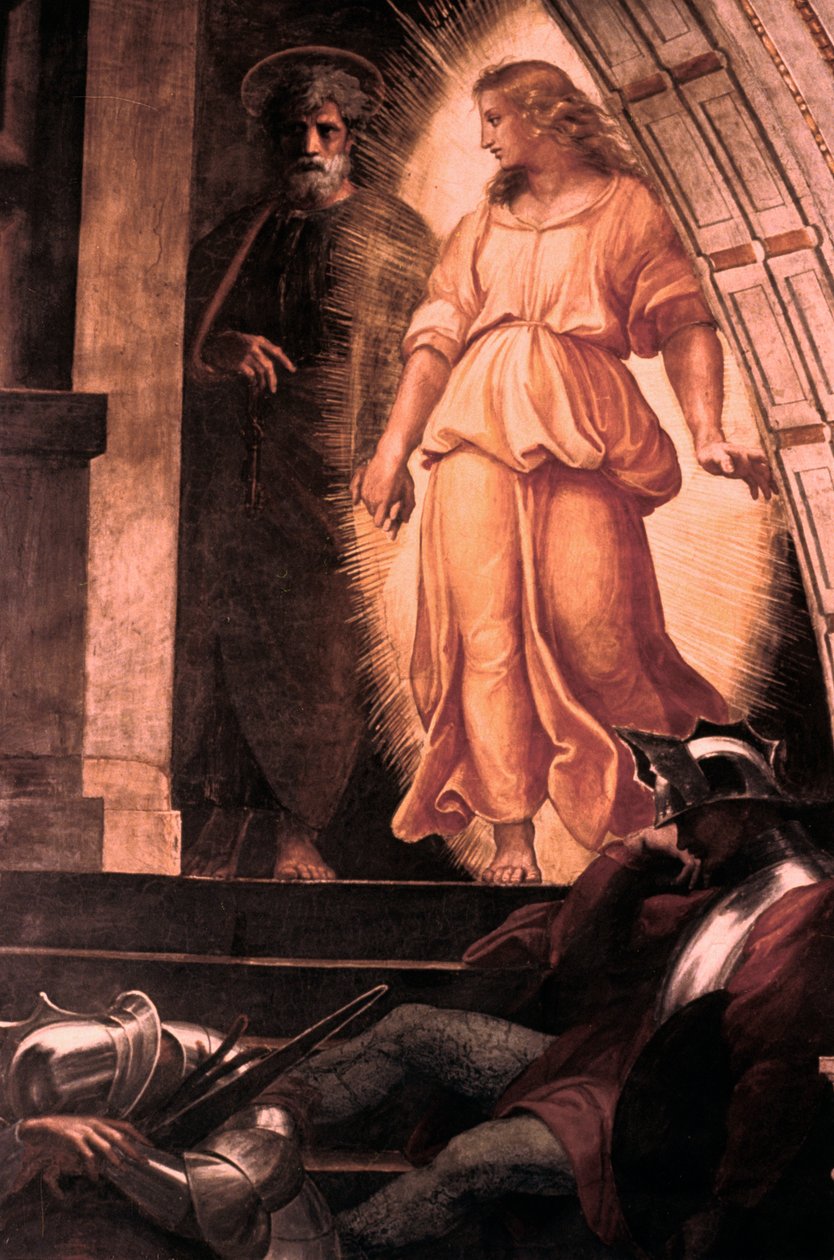 La liberazione di San Pietro (dettaglio), 1514 da Raffaello Sanzio Raphael