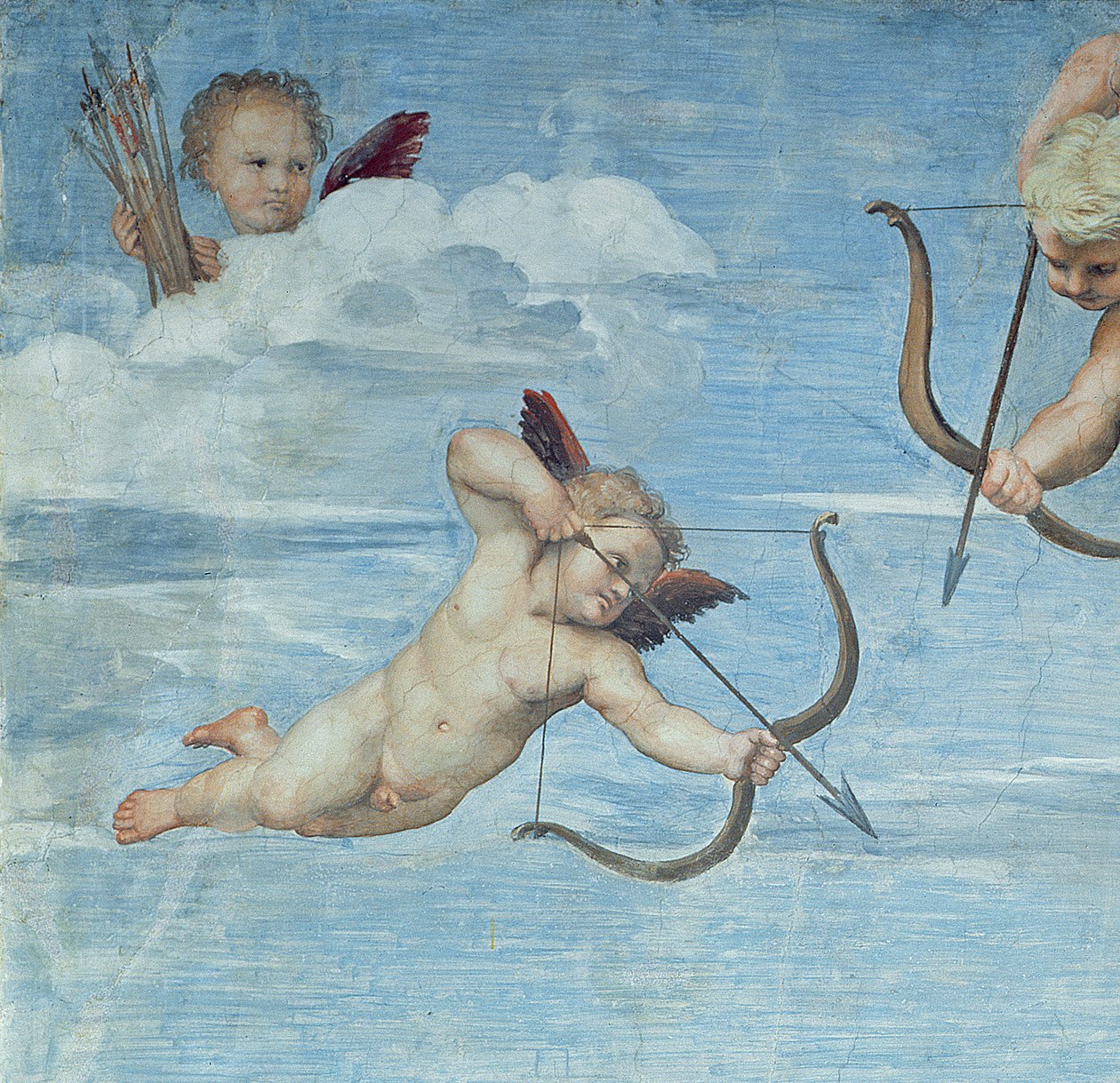 Il trionfo di Galatea, 1512-14 (dettaglio) da Raffaello Sanzio Raphael
