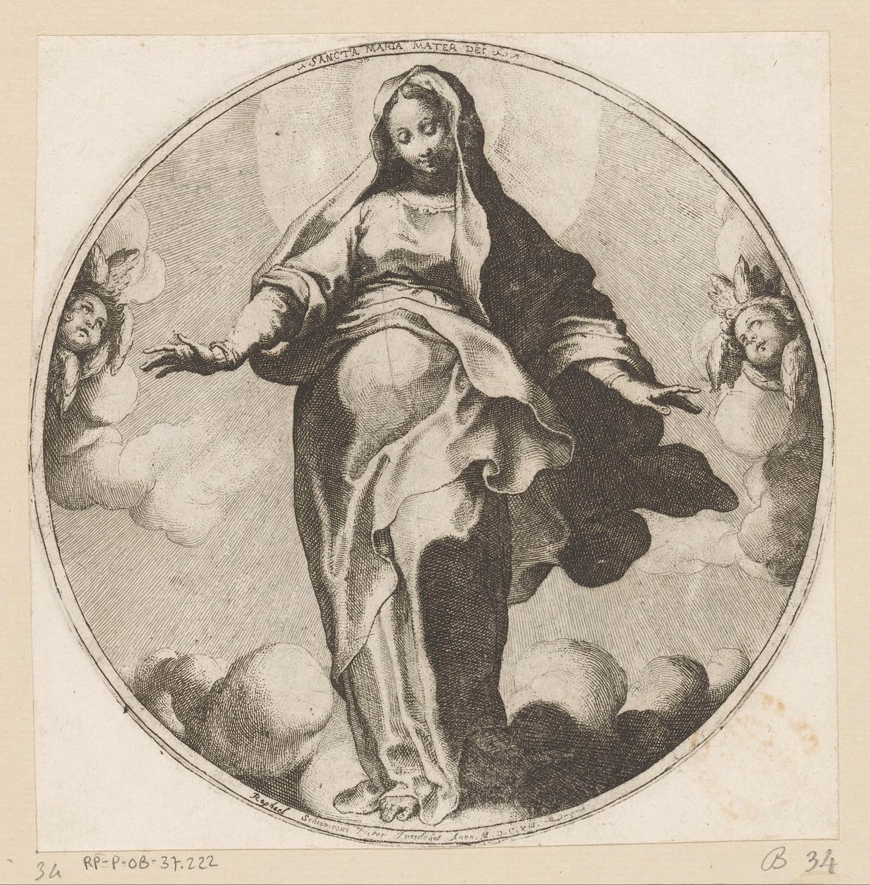 Maria tra le nuvole da Raffaello Schiaminossi