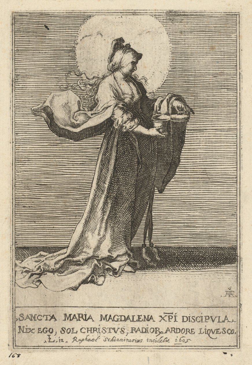 Santa Maria Maddalena da Raffaello Schiaminossi, after Lucas van Leyden
