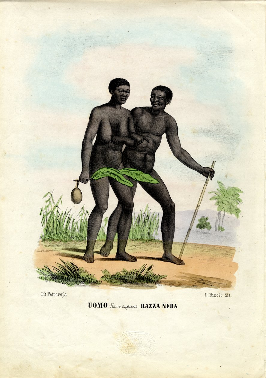 Persone di colore, 1863-79 da Raimundo Petraroja