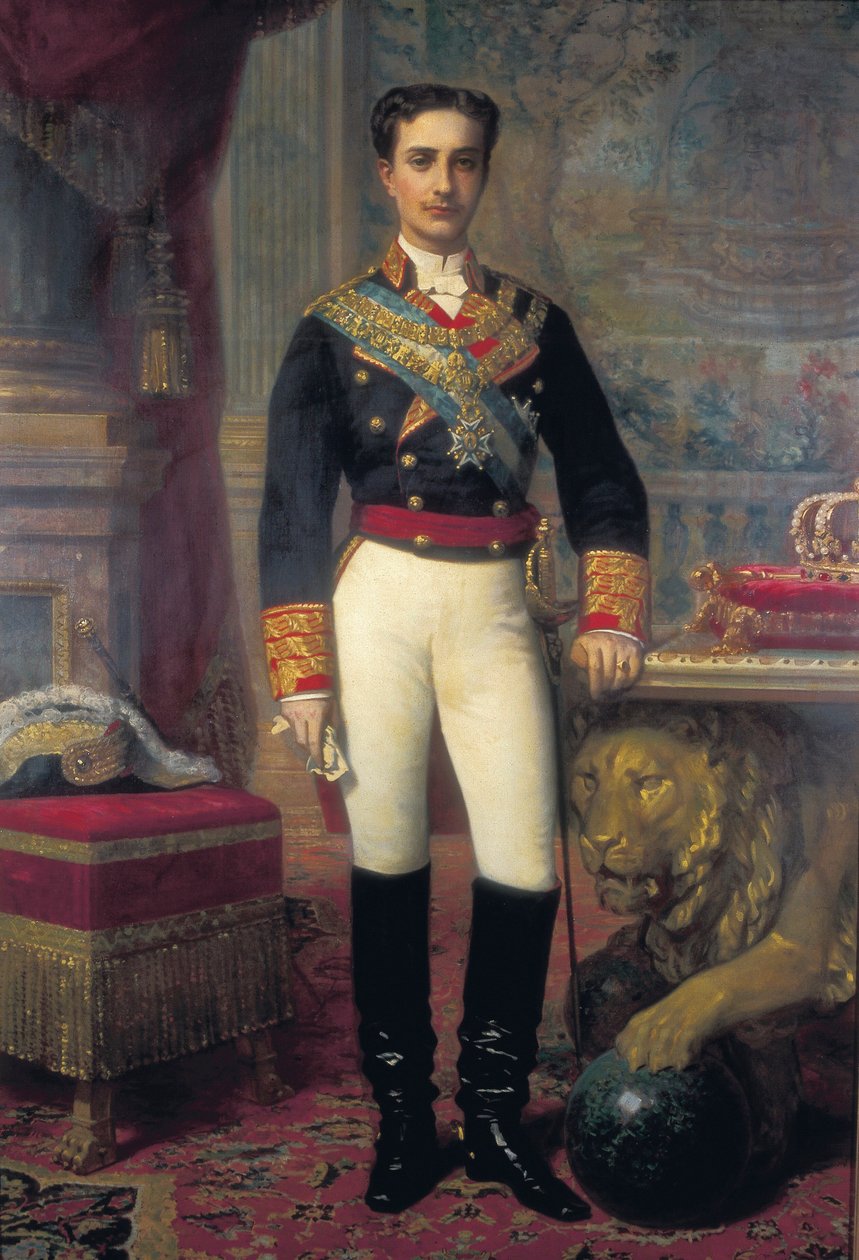 Ritratto di Alfonso XII (1857-1885), ultimo terzo del XIX secolo da Raimundo de Madrazo y Garreta