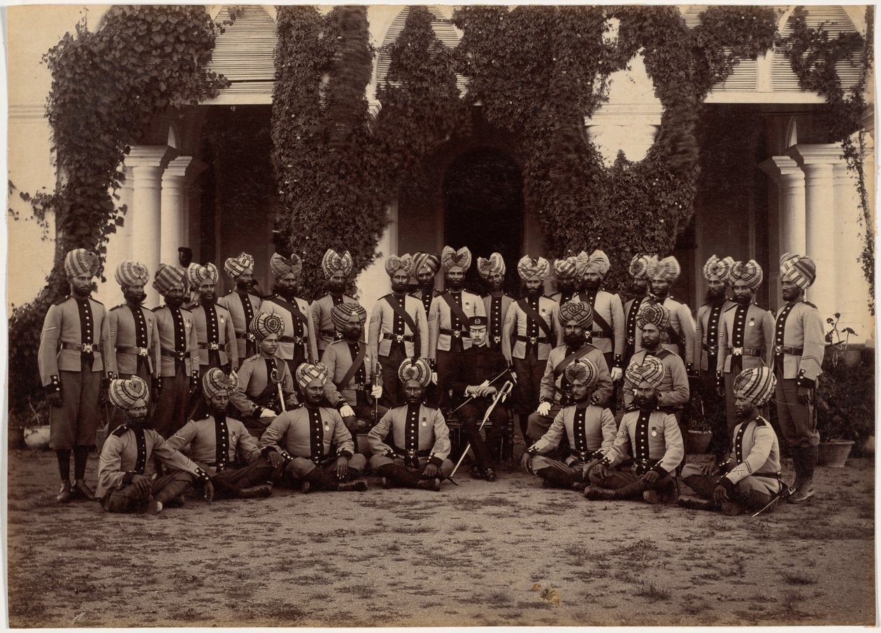 Distaccamento del battaglione di Bhopal a Indore da Raja Deen Dayal