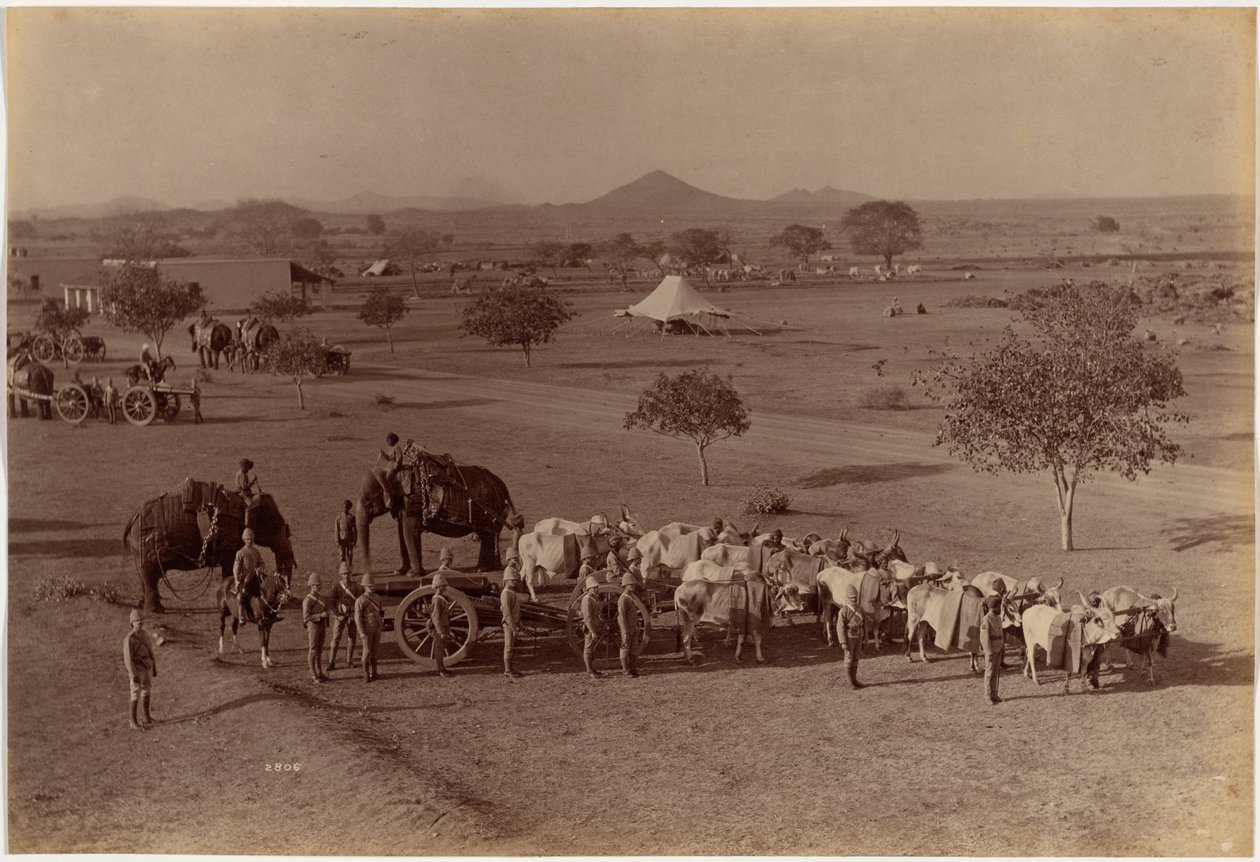 Batteria da campo pesante, Jhansi da Raja Deen Dayal