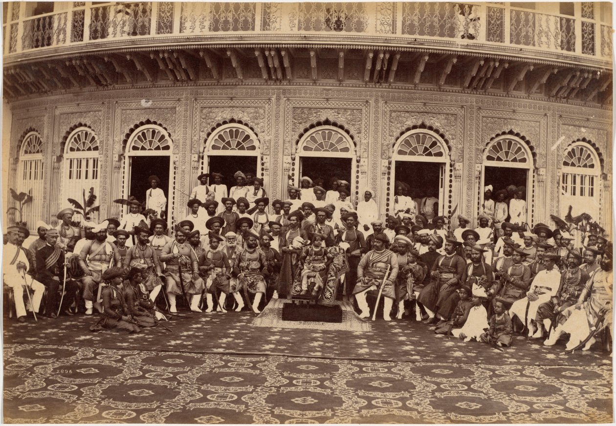 Maharaja Scindia, nobili e alti funzionari, Gwalior da Raja Deen Dayal