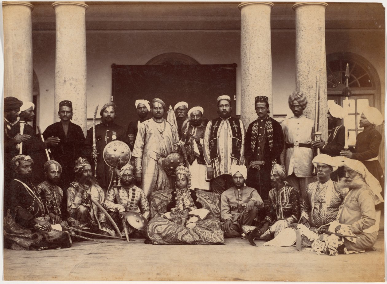 Maharaja di Rewa e sardàr da Raja Deen Dayal
