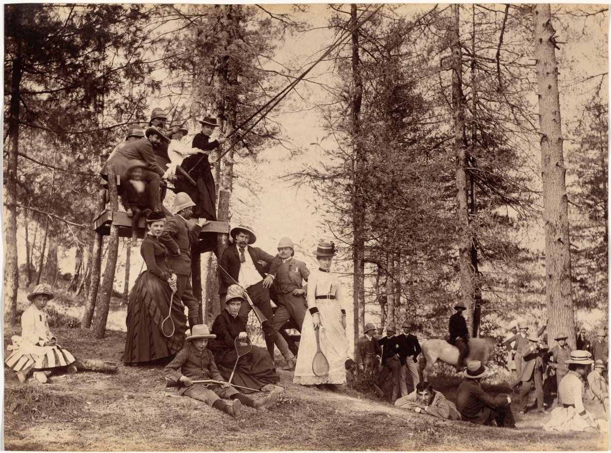 Gruppo in picnic, Mashobra da Raja Deen Dayal