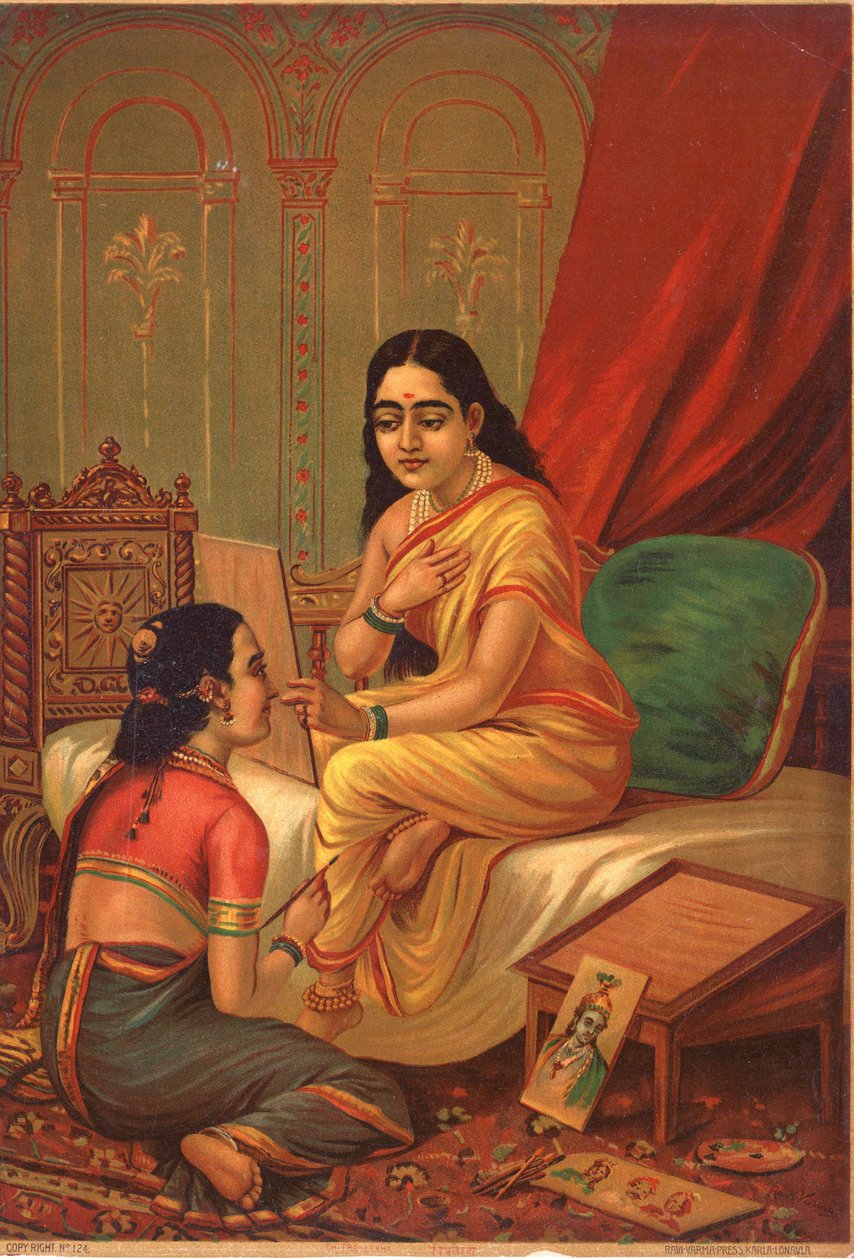 Chitralekha, di Raja Ravi Varma da Raja Ravi Varma