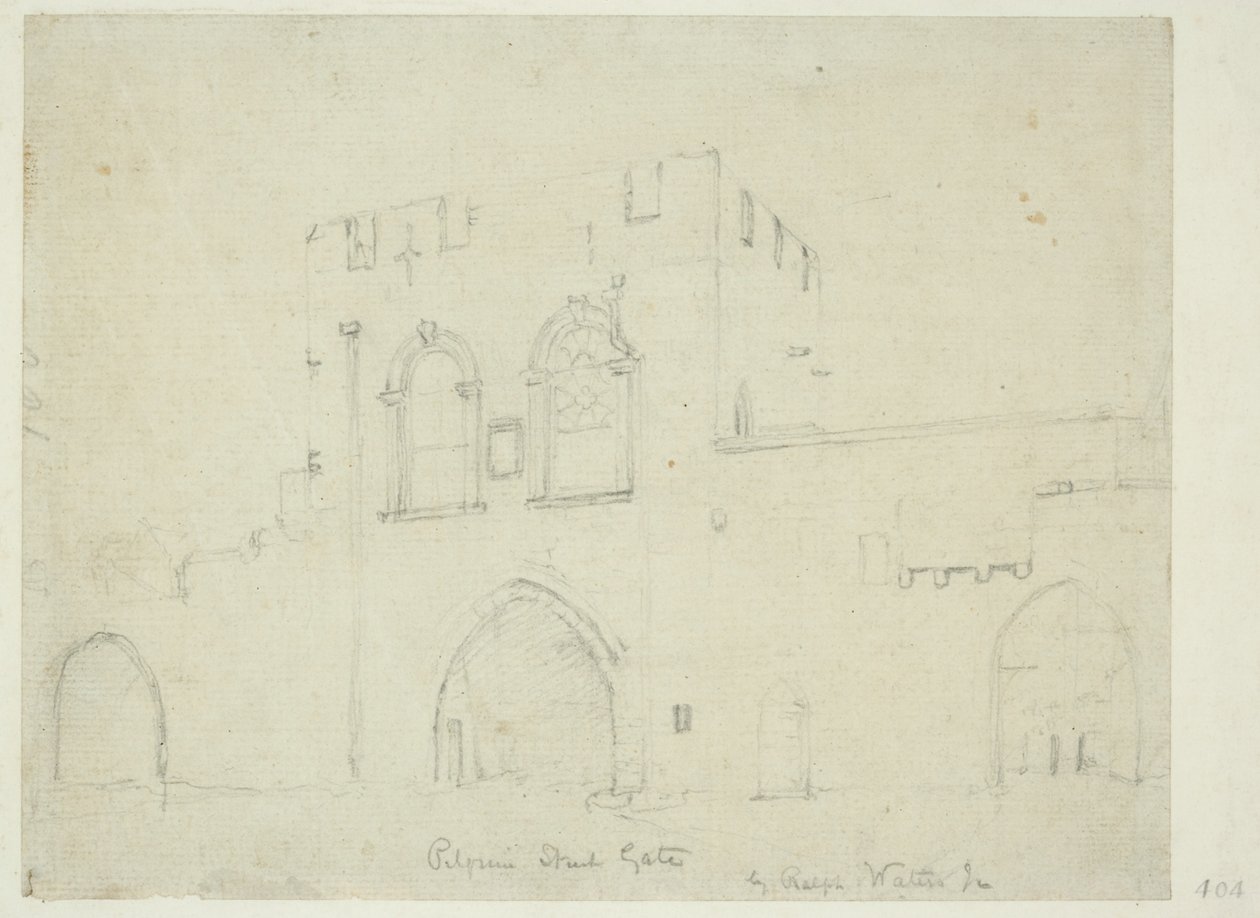 Porta di Pilgrim Street da Ralph II Waters