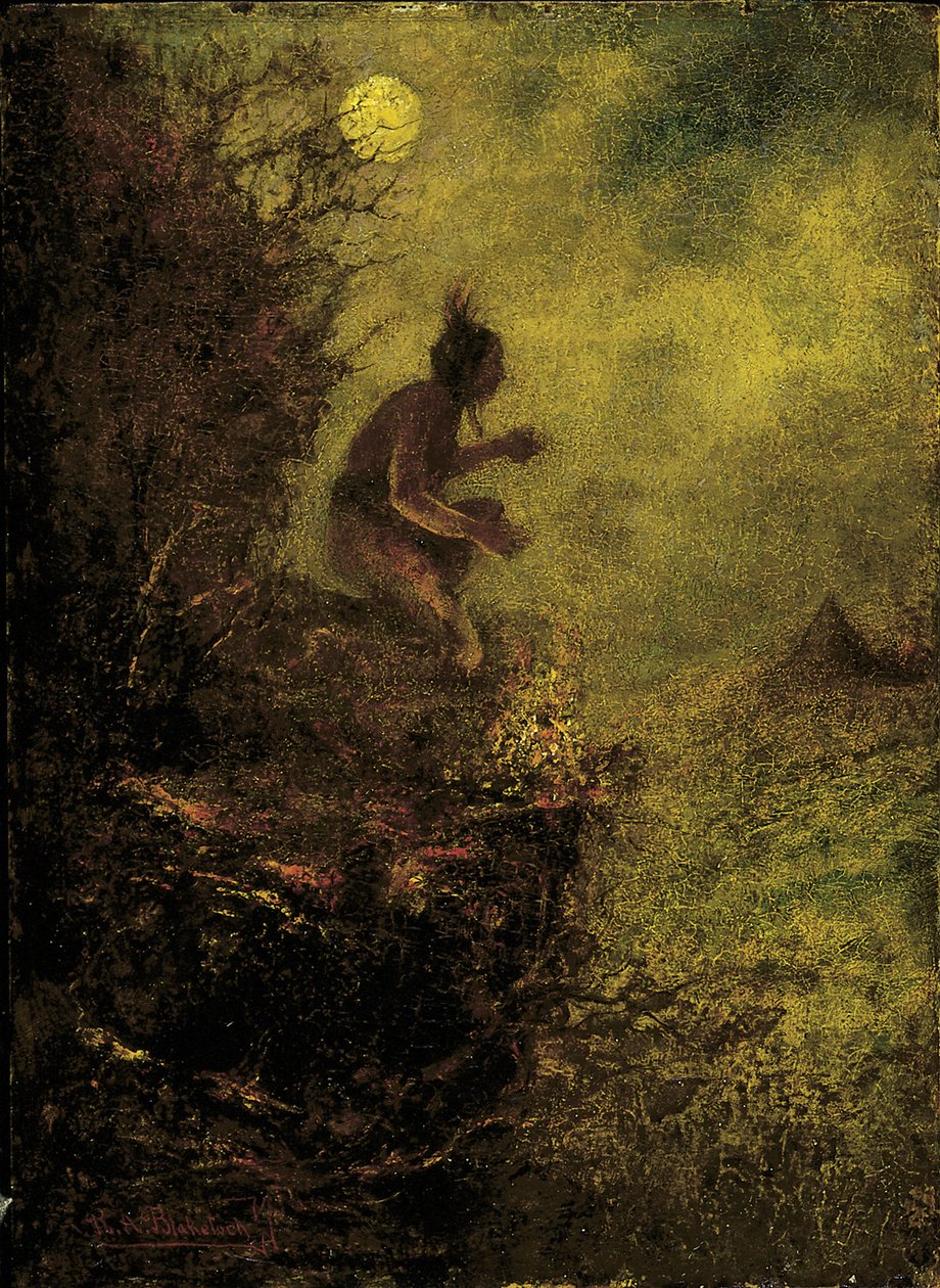 Il fuoco di segnalazione, 1885-1890 da Ralph Albert Blakelock