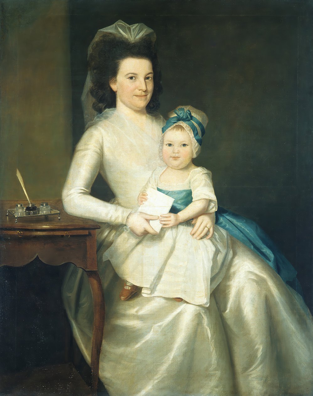Lady Williams e bambino da Ralph Earl