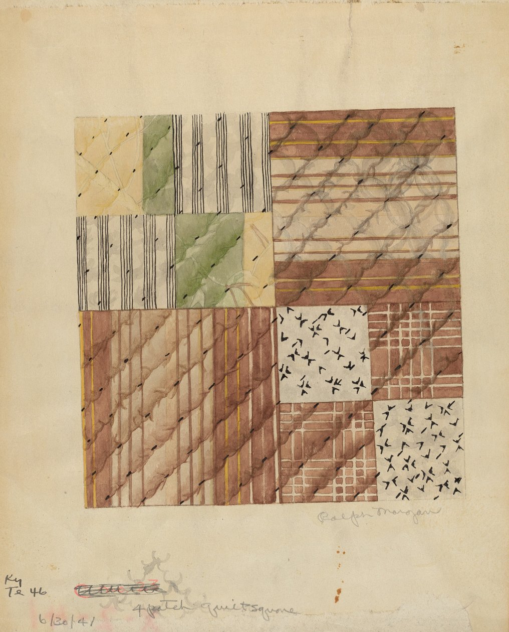 Quadrato di Quilt da Ralph N. Morgan
