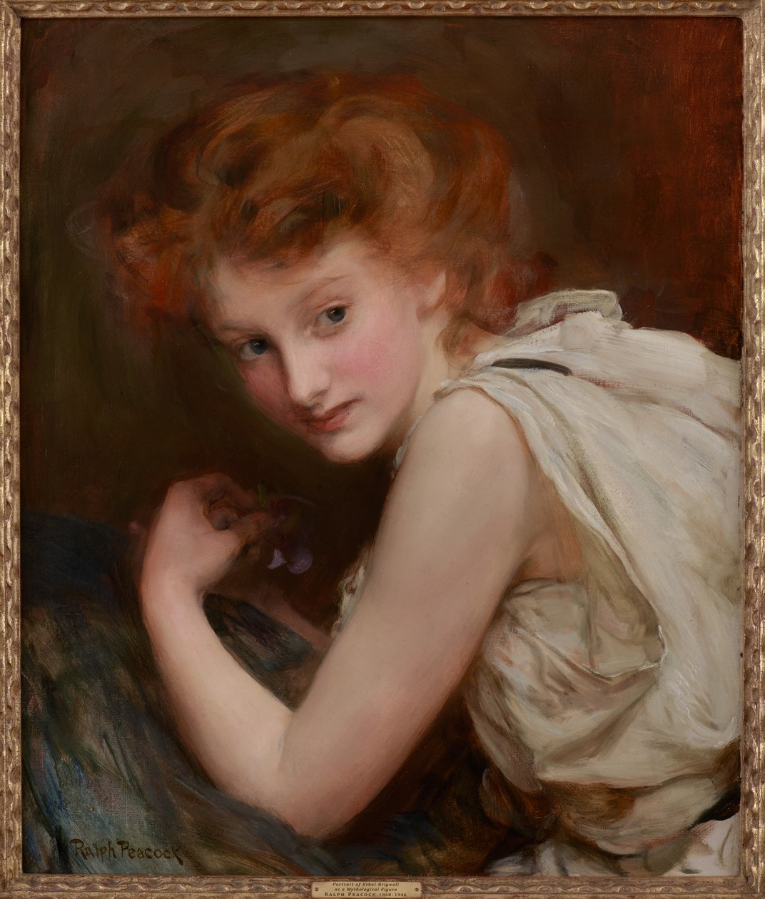 Ethel Brignall (olio su tela) da Ralph Peacock