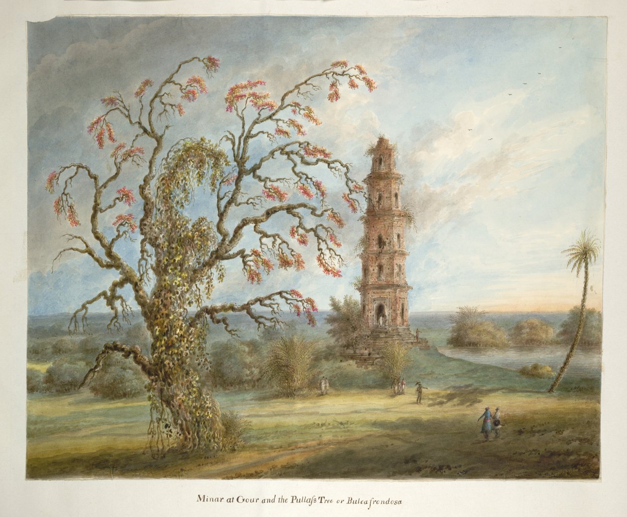 La torre a cinque piani a Gaur conosciuta come Pir Asa Minar o Firoz Shah Minar da Ram Sita