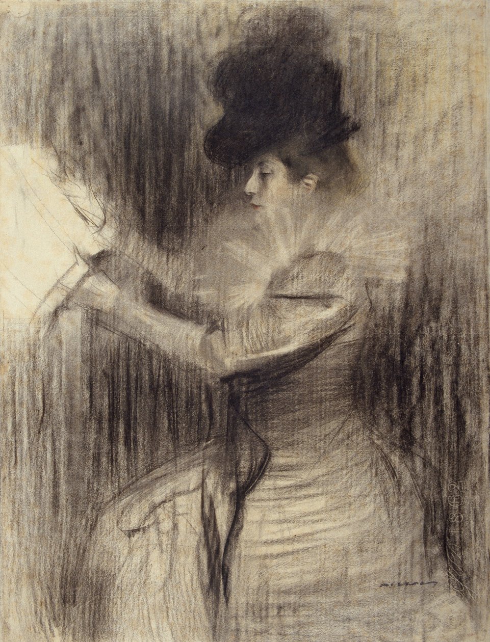 Figura femminile da Ramon Casas i Carbo