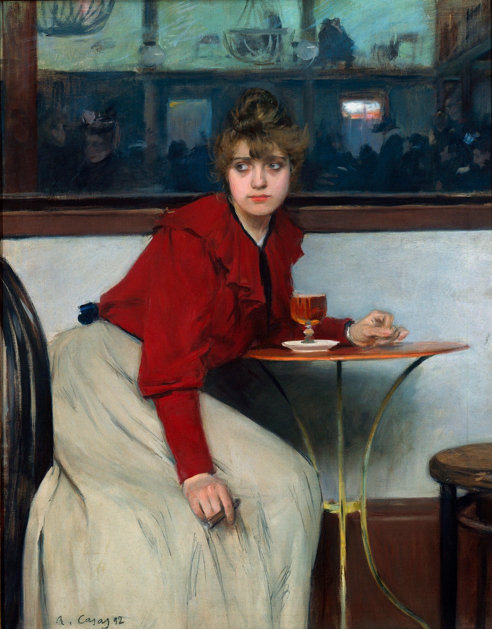 Al Moulin de la Galette o La Madeleine da Ramon Casas i Carbo