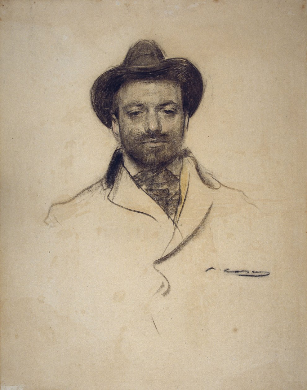 Ritratto di Josep Maria Sert 1874-1945 da Ramon Casas i Carbo