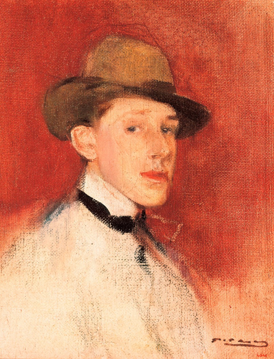 Studio per un ritratto del Re Alfonso XIII (o Alphonse de Bourbon) (1886-1941), (dettaglio) da Ramon Casas i Carbo