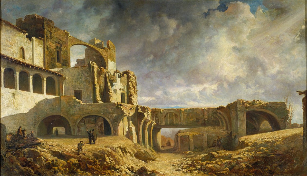 Rovine del palazzo da Ramon Martí i Alsina