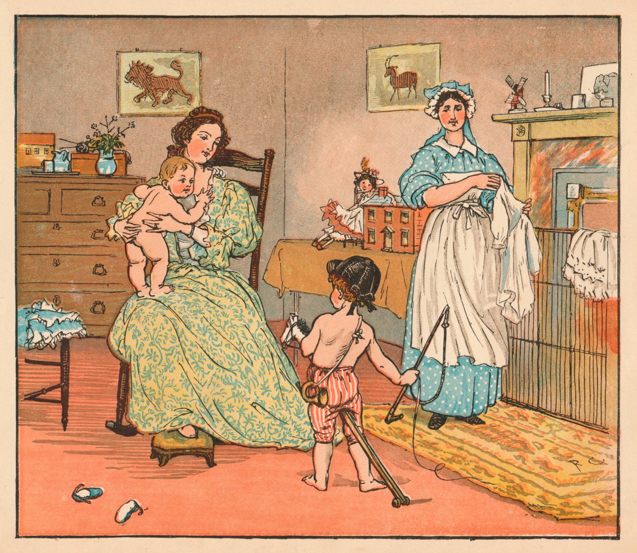 Bye, Baby Bunting, 1882 da Randolph Caldecott