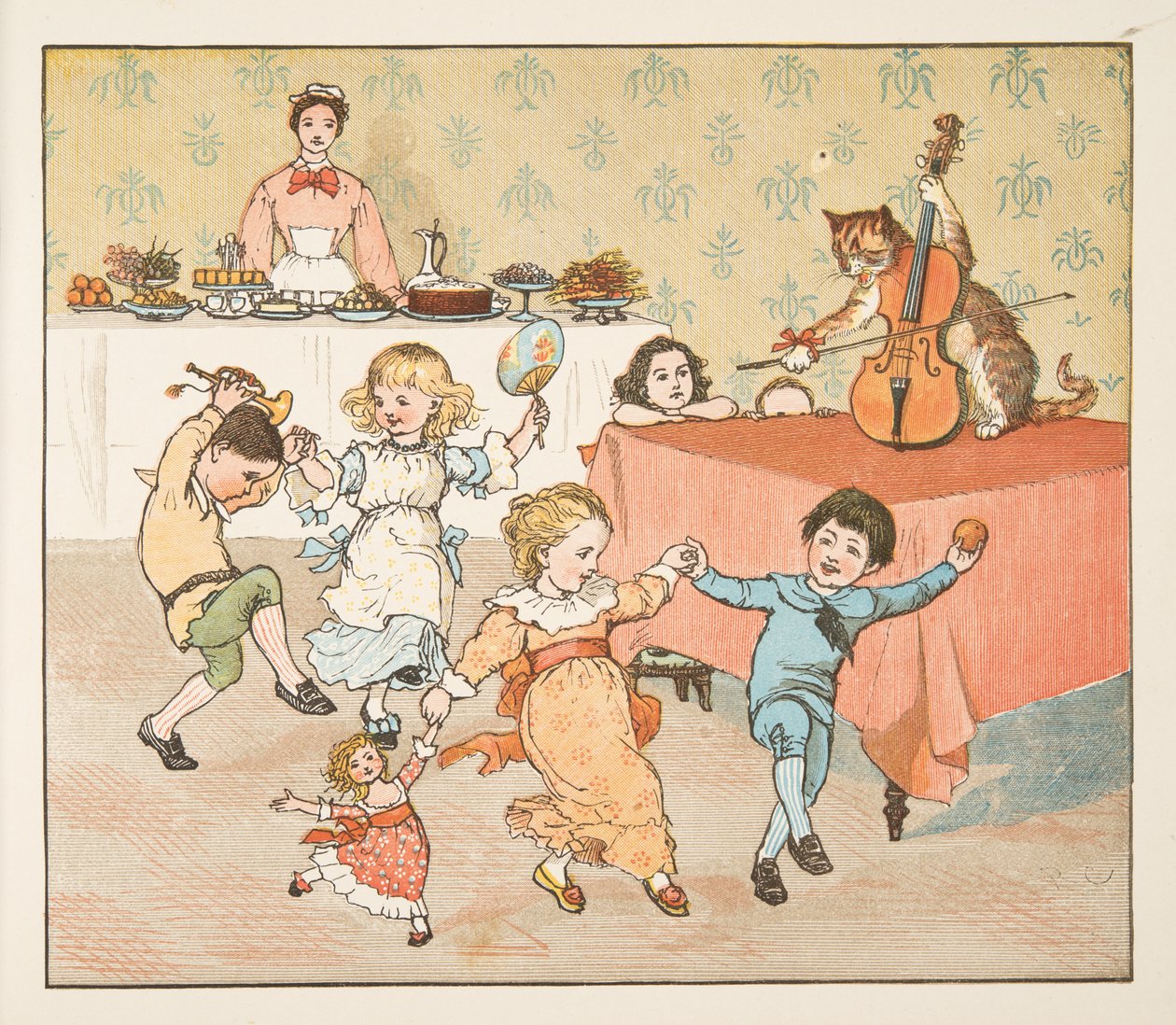 Ehi, diddle, diddle, da The Hey Diddle Diddle Picture Book, pub.1882 da Randolph Caldecott