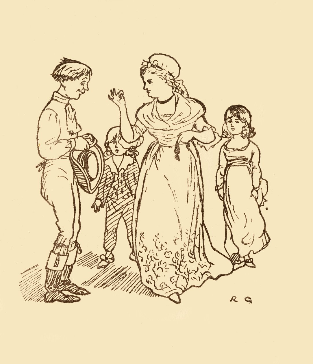 La signora Gilpin paga il postiglione per trovare suo marito, 1878 da Randolph Caldecott