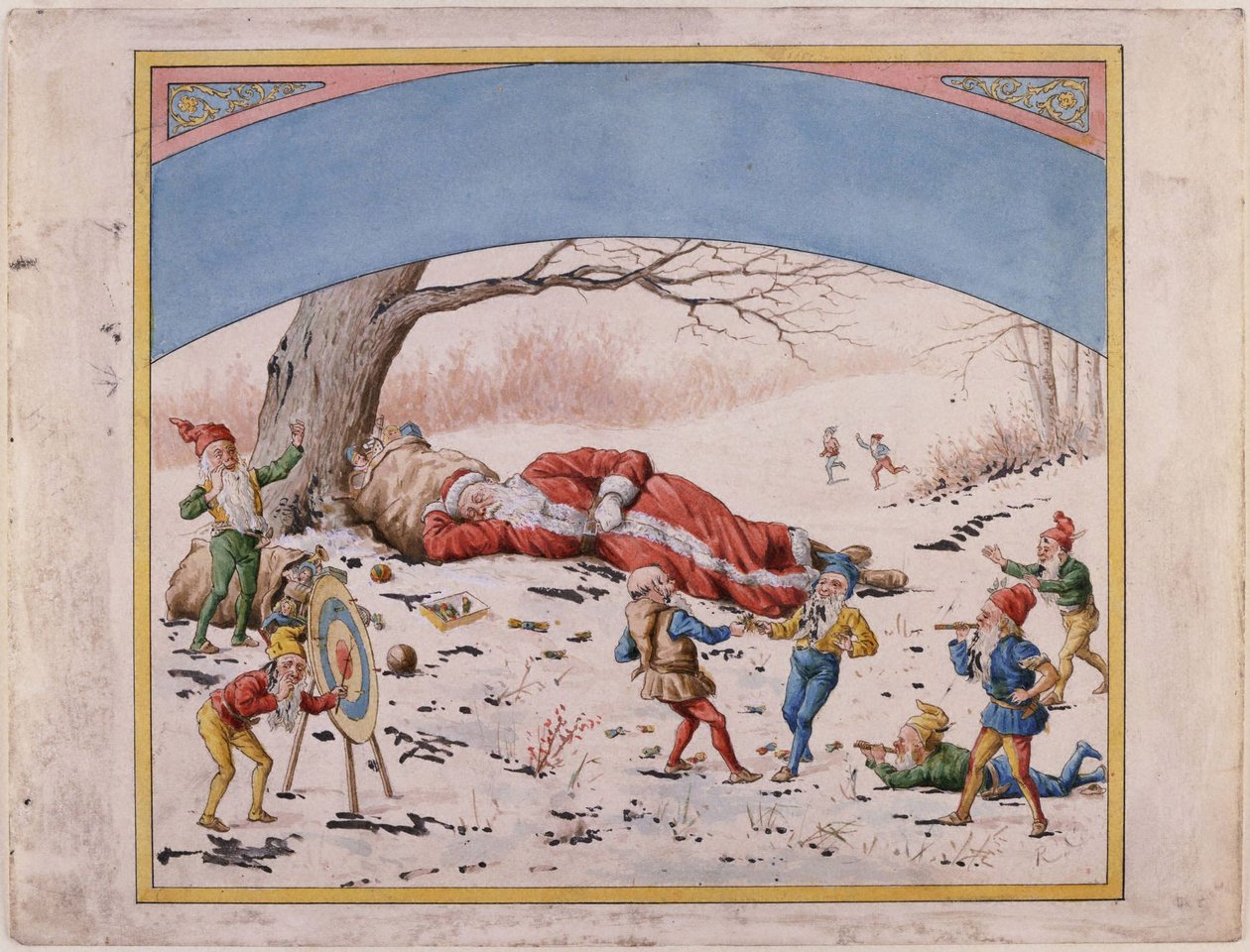 San Nicola e i suoi elfi da Randolph Caldecott