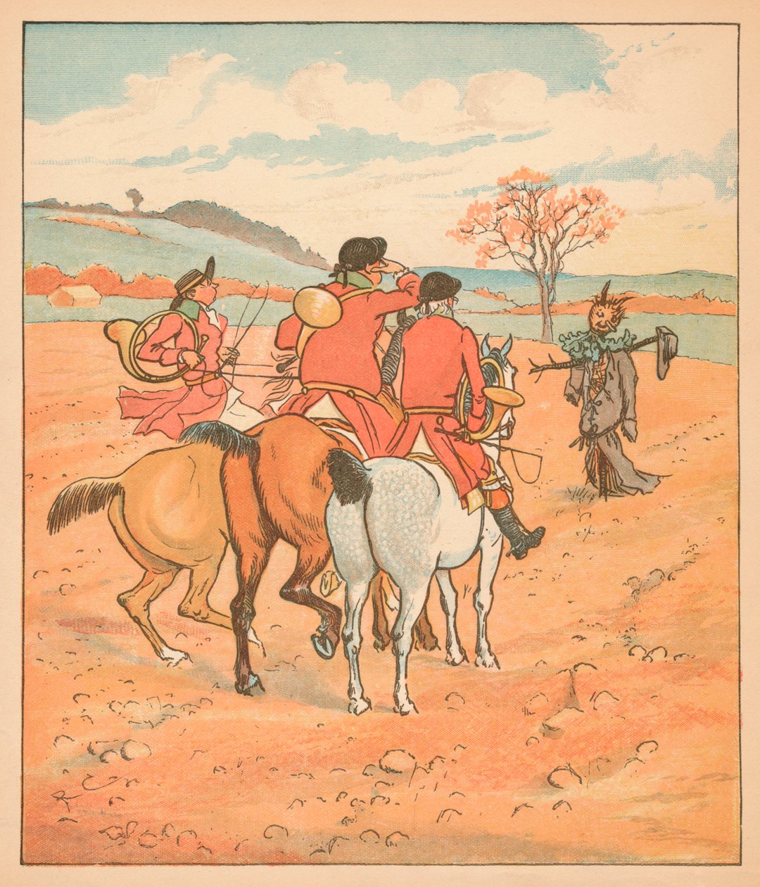 ...la prima cosa che trovarono, fu un boggart stracciato, in un campo... da Randolph Caldecott