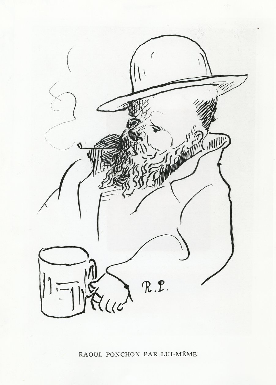 Autoritratto da Raoul Ponchon
