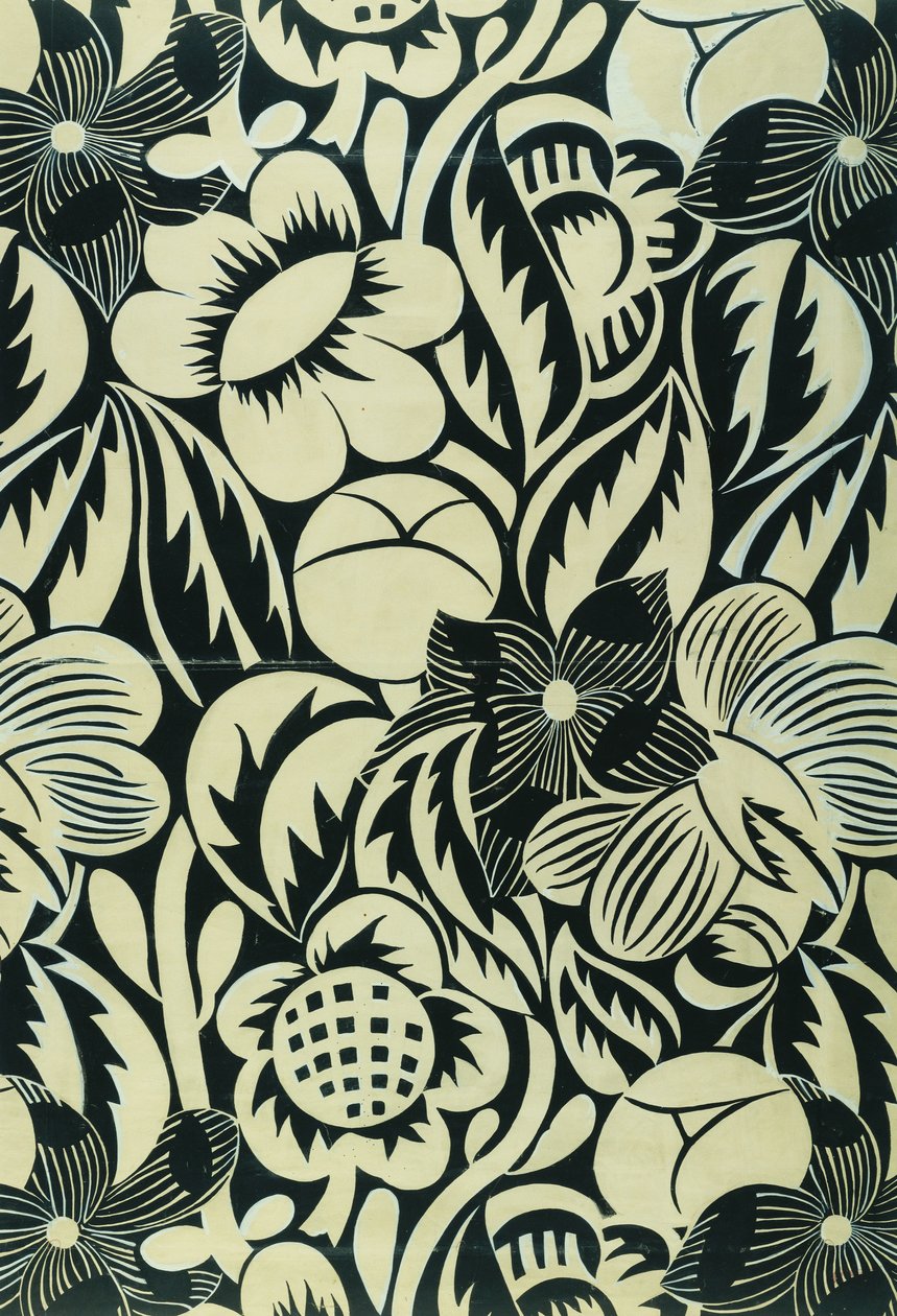 Fiori bianchi e neri; Les Fleurs Noires et Blanches da Raoul Dufy
