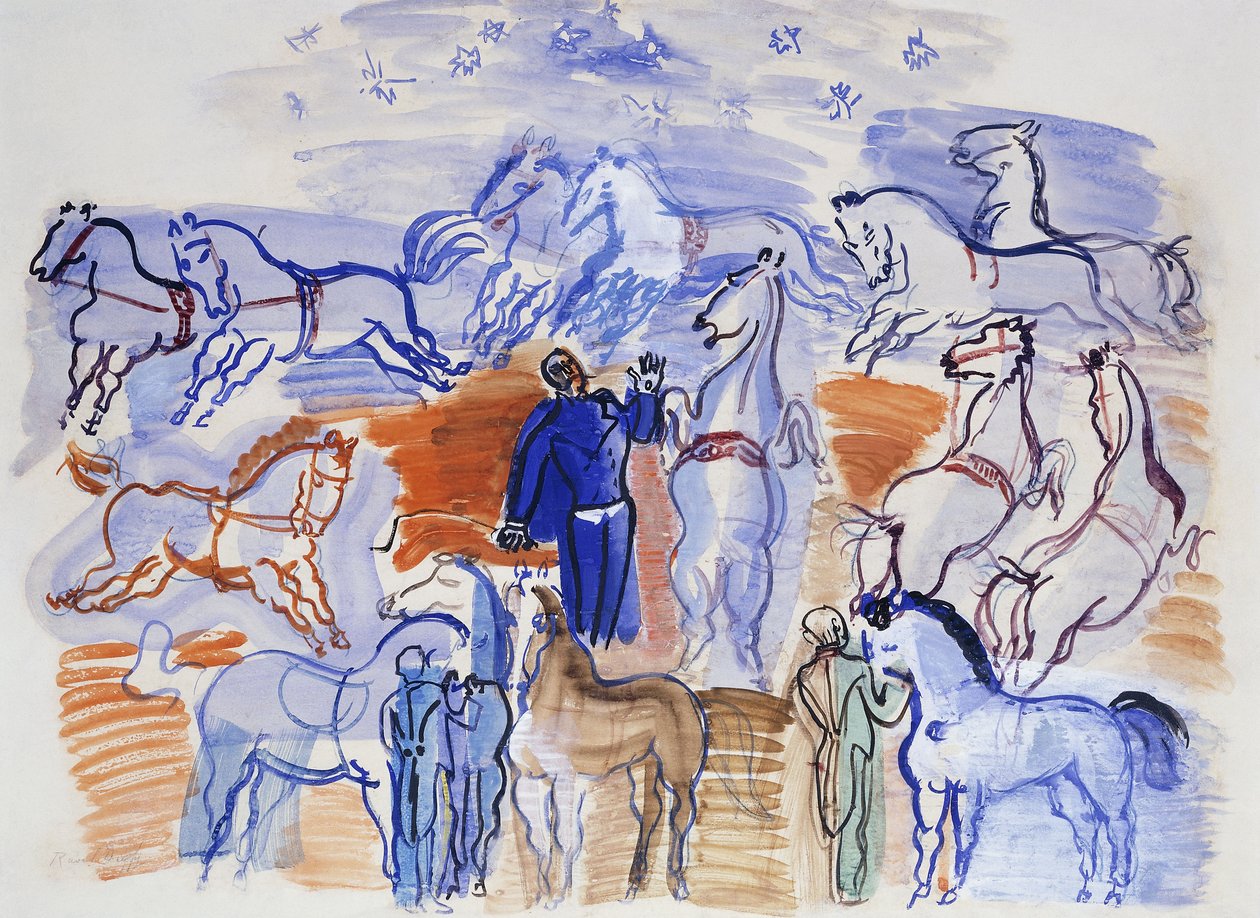 Cavalli del circo; Cavalli nel circo da Raoul Dufy