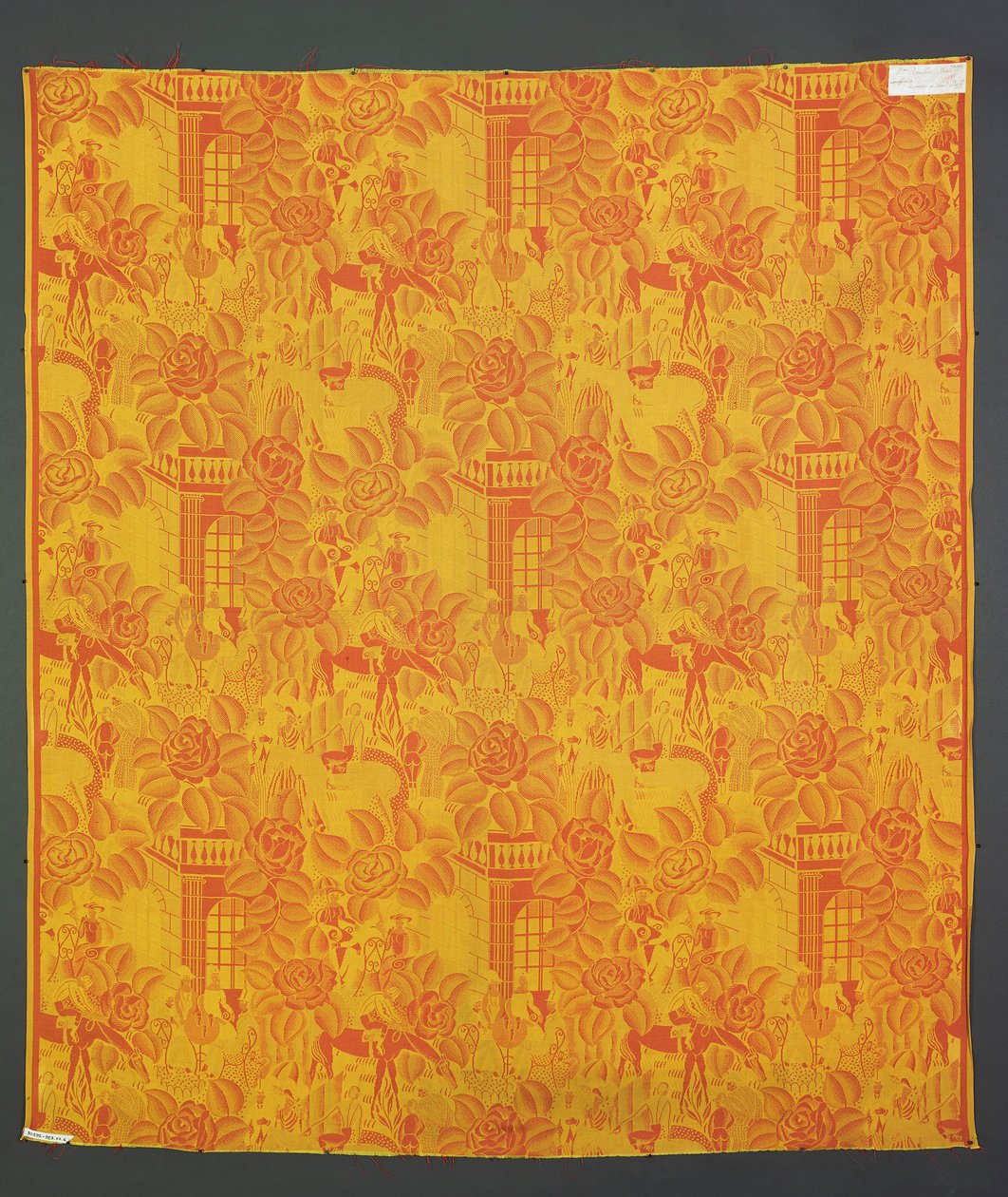 Panno con disegno in stile Art Nouveau (tessuto) da Raoul Dufy
