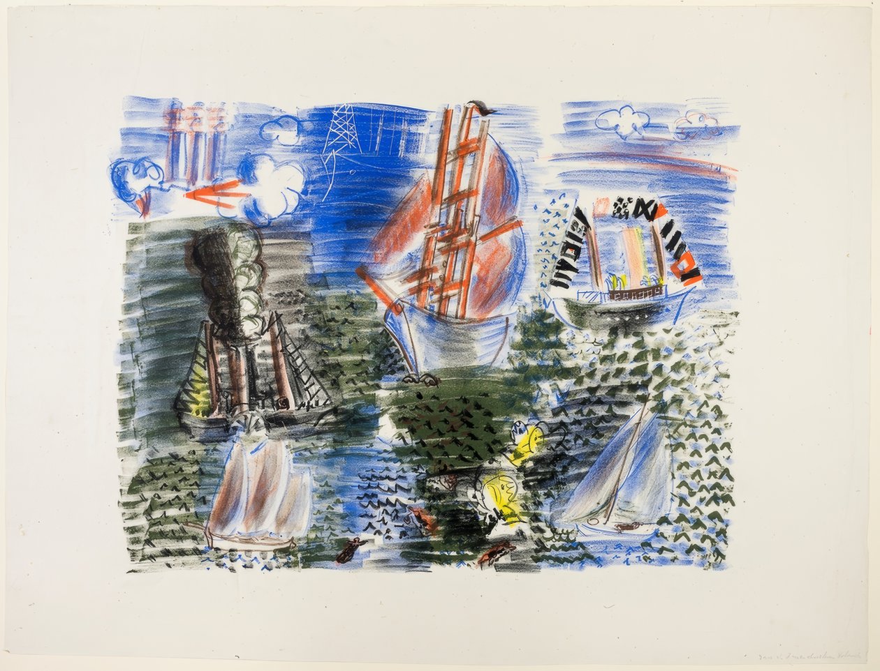 Il mare da Raoul Dufy