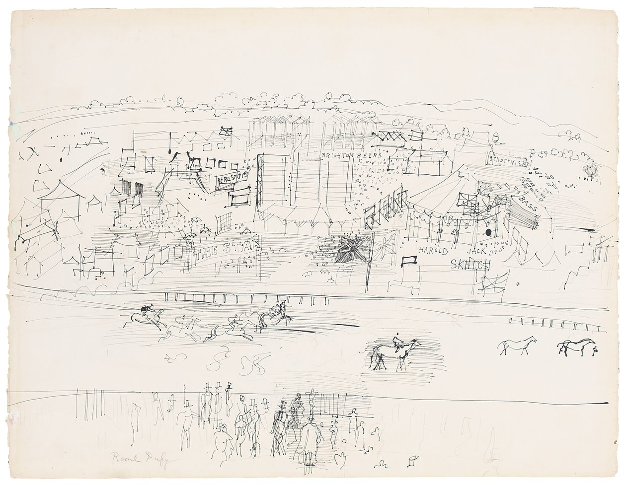 Ippodromo di Epsom da Raoul Dufy