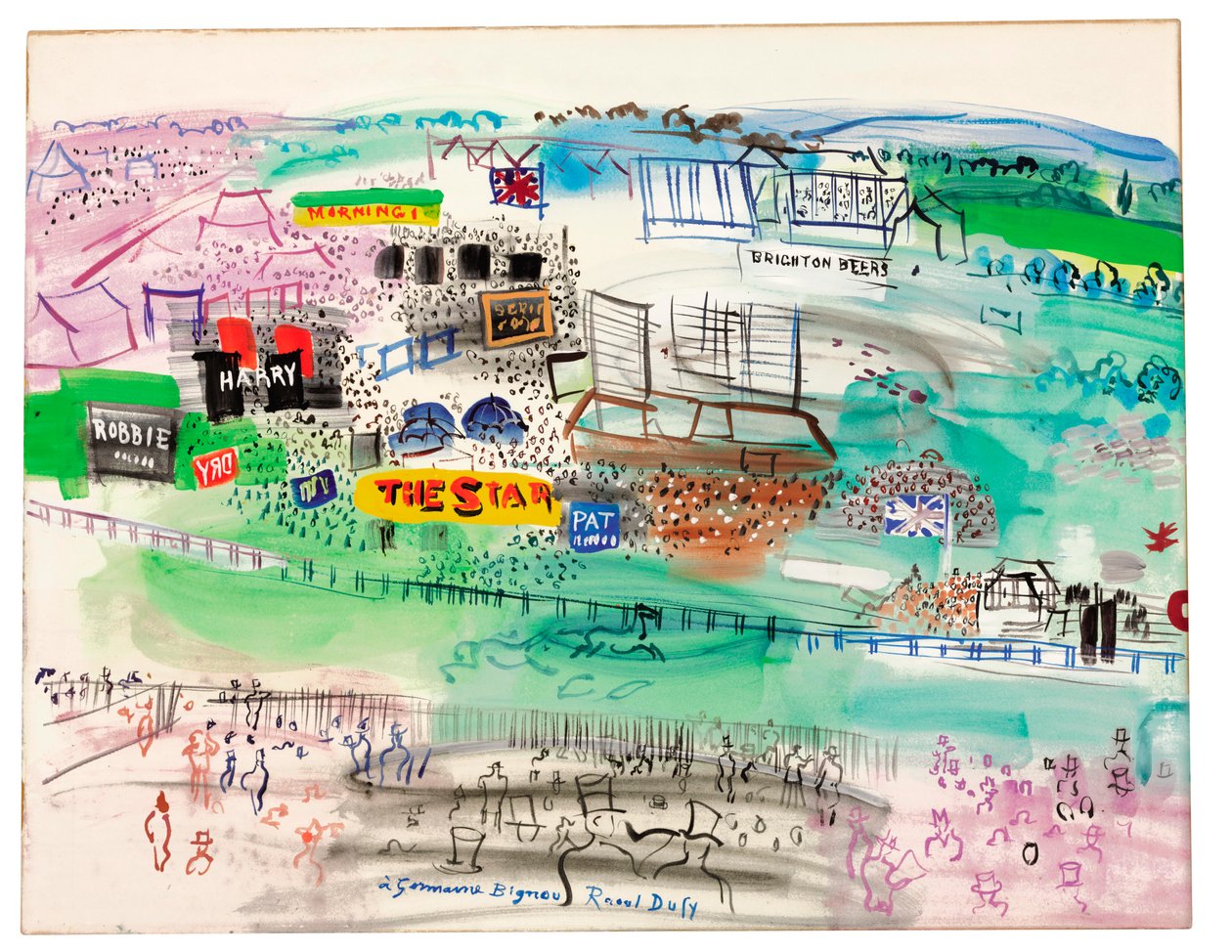 Ippodromo di Epsom da Raoul Dufy